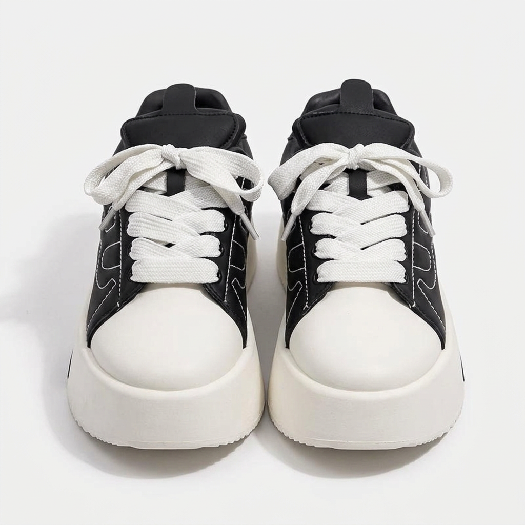 Black and white platform sneaker catalog preview