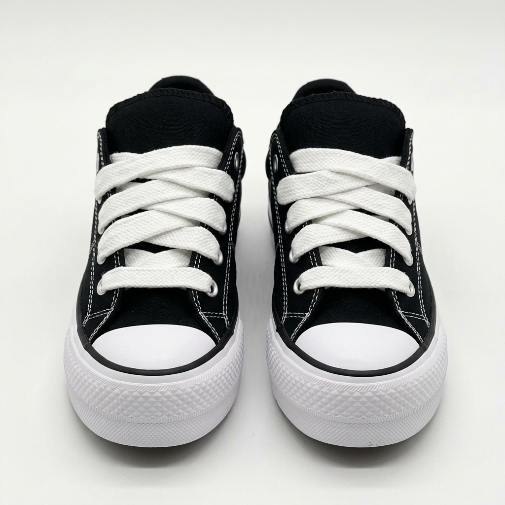 Black canvas sneaker catalog preview