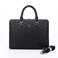 Black embossed laptop bag product preview
