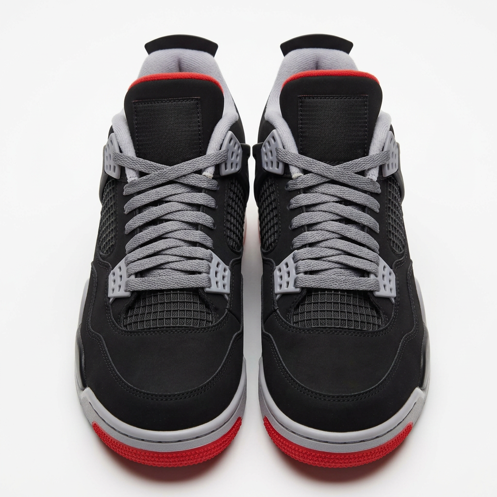 Black grey and red sneakers catalog preview