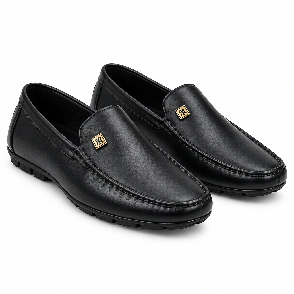 Black Leather Loafer – Ghost Mannequin