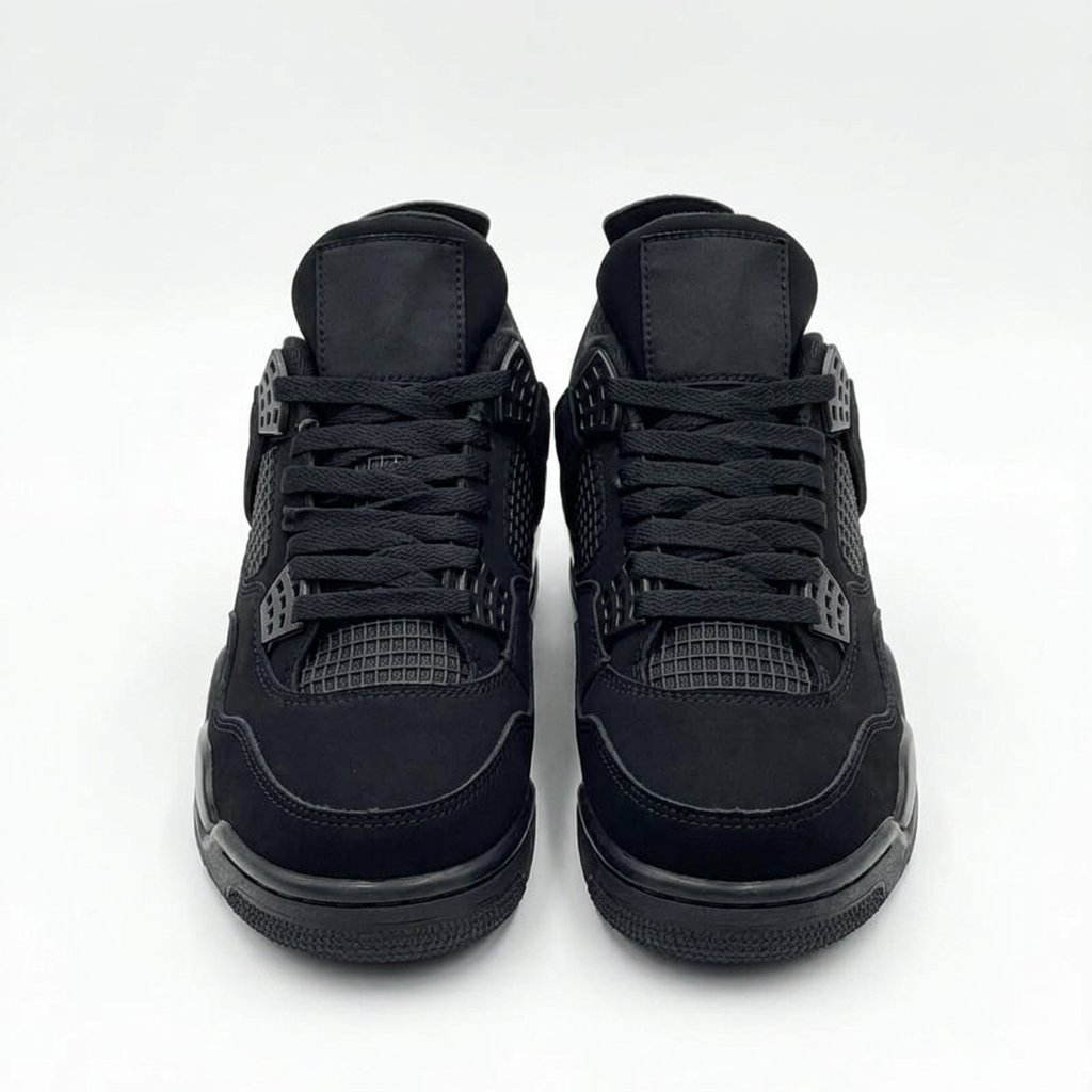 Black mid-top sneaker catalog preview