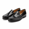 Black Moccasin Penny Loafer – Ghost Redo
