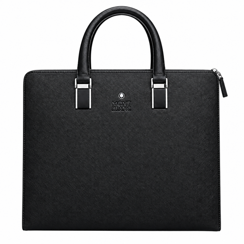 Black Saffiano Flat Briefcase – Catalog v2