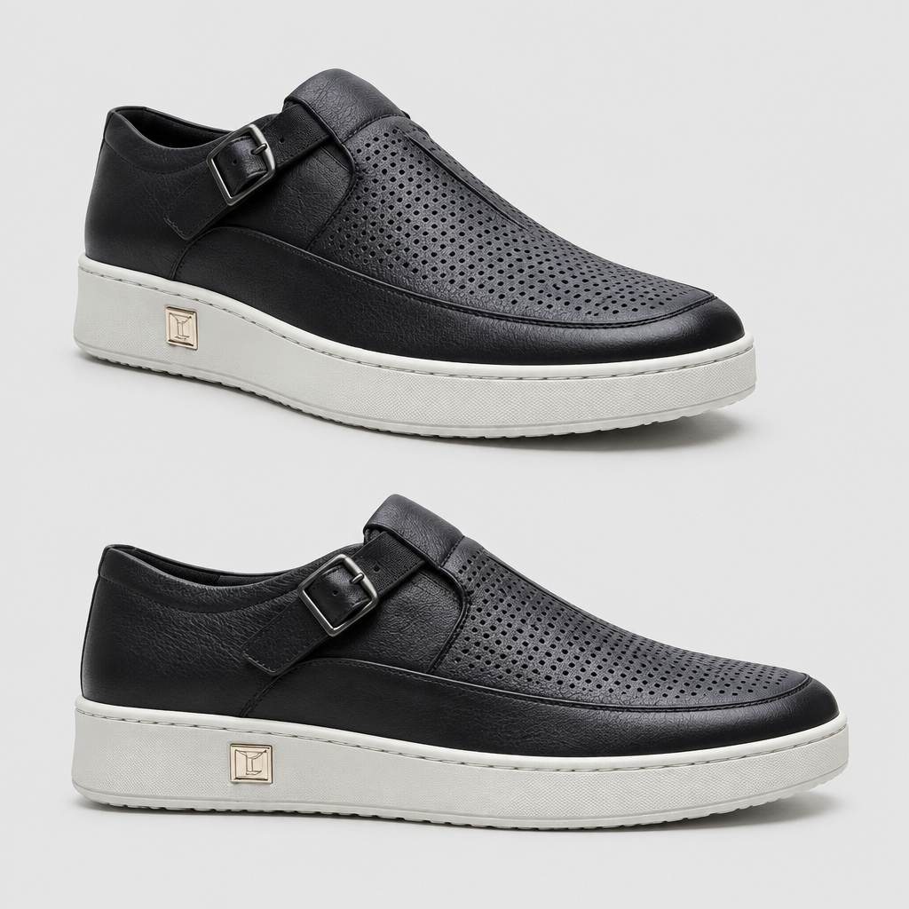 Black slip-on product view