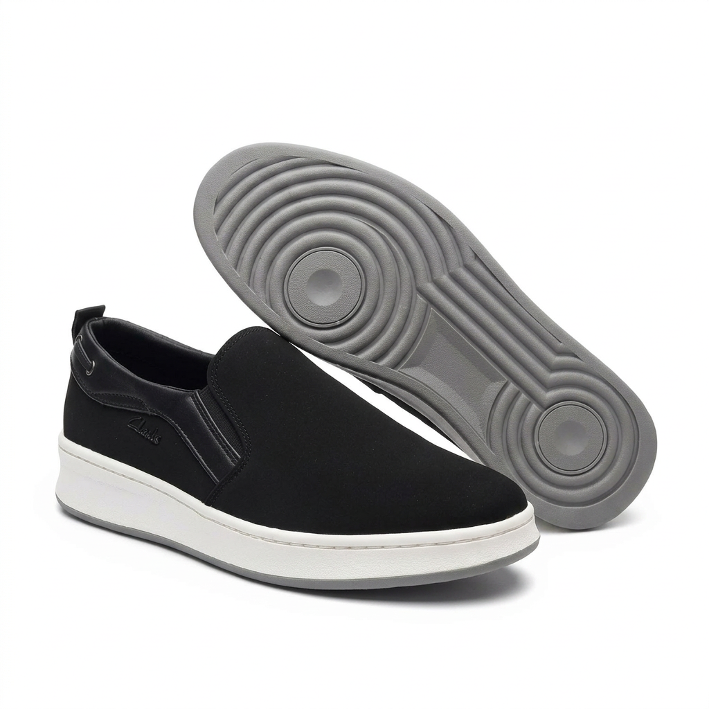 Black slip-on shoes product preview