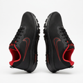 Black sneakers with red lining catalog preview