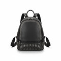 Black Studded Ladies Mini Backpack – Ghost