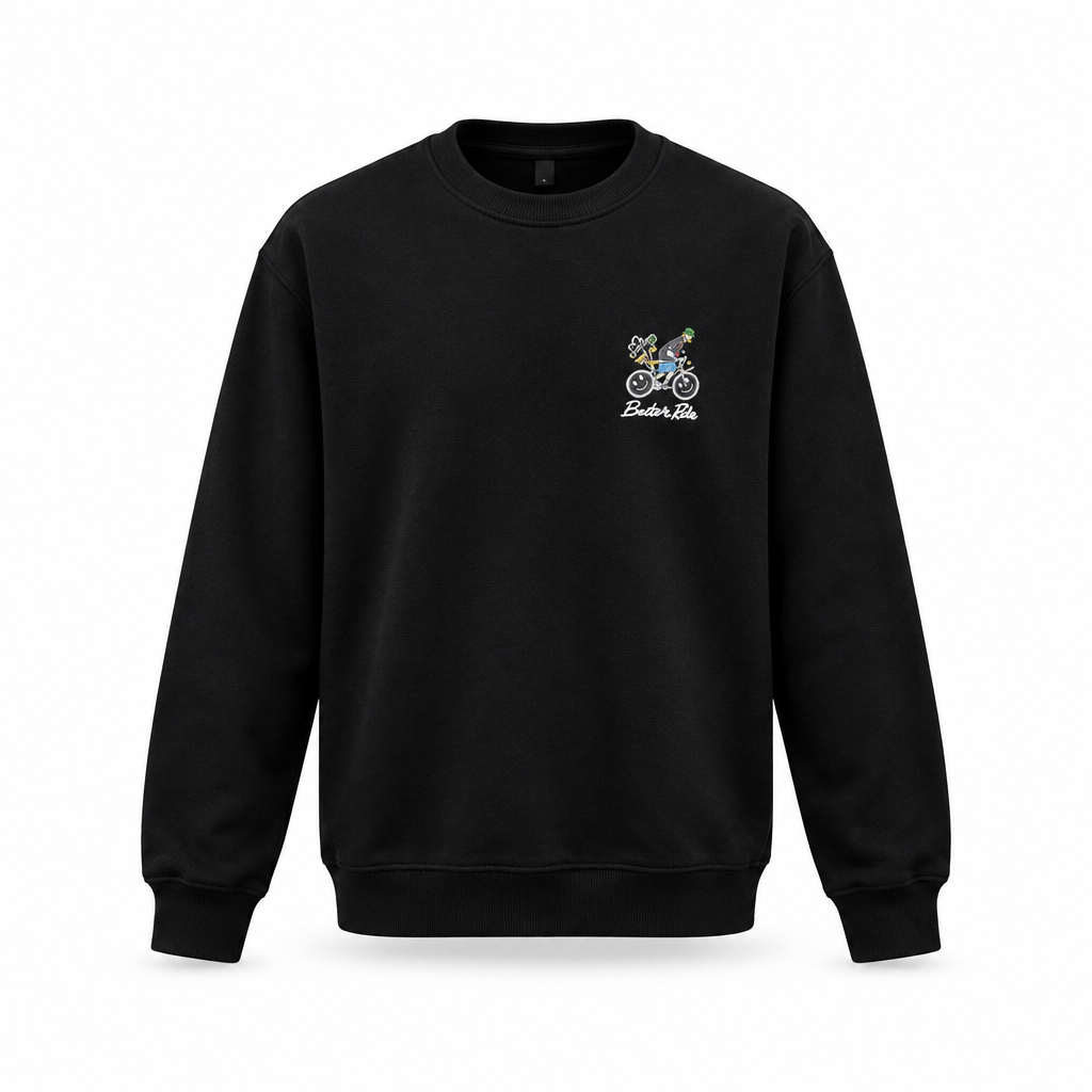 Black sweatshirt ghost mannequin