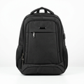 Black zip-panel backpack product preview
