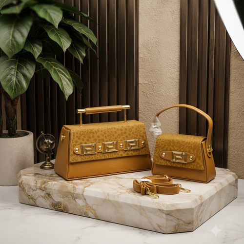 Brown Bag Set - Marble Plinth