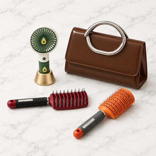 Brown handbag combo set