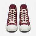 Burgundy high-top sneaker catalog preview