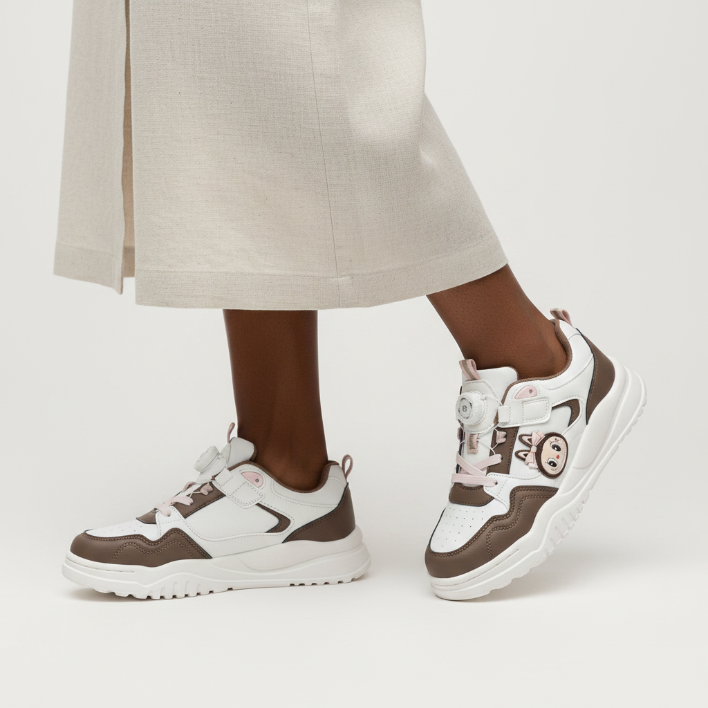 Cartoon Sneakers – Leg Focus
