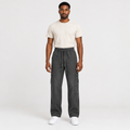 Charcoal cargo trousers model preview