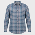 Checked shirt ghost-mannequin shot
