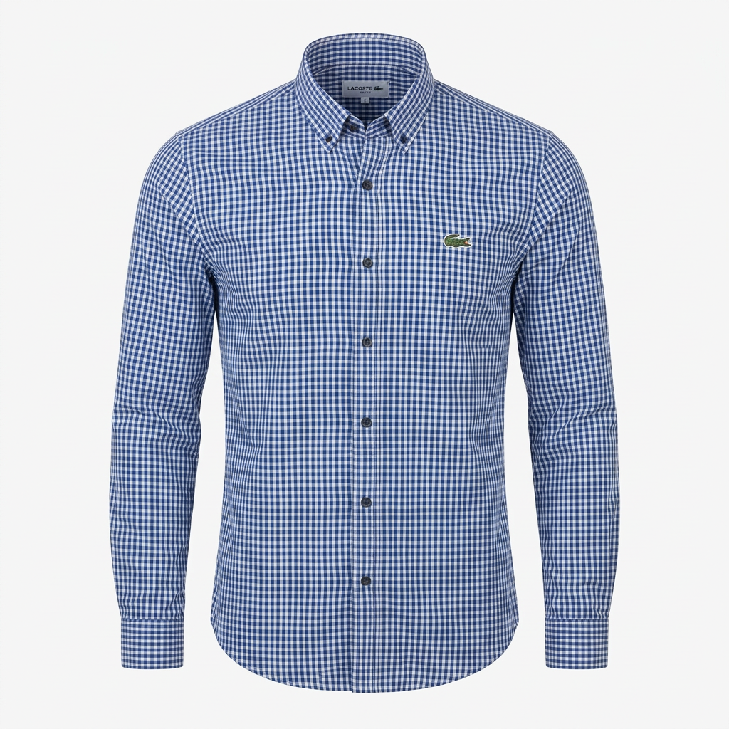 Checked shirt ghost preview