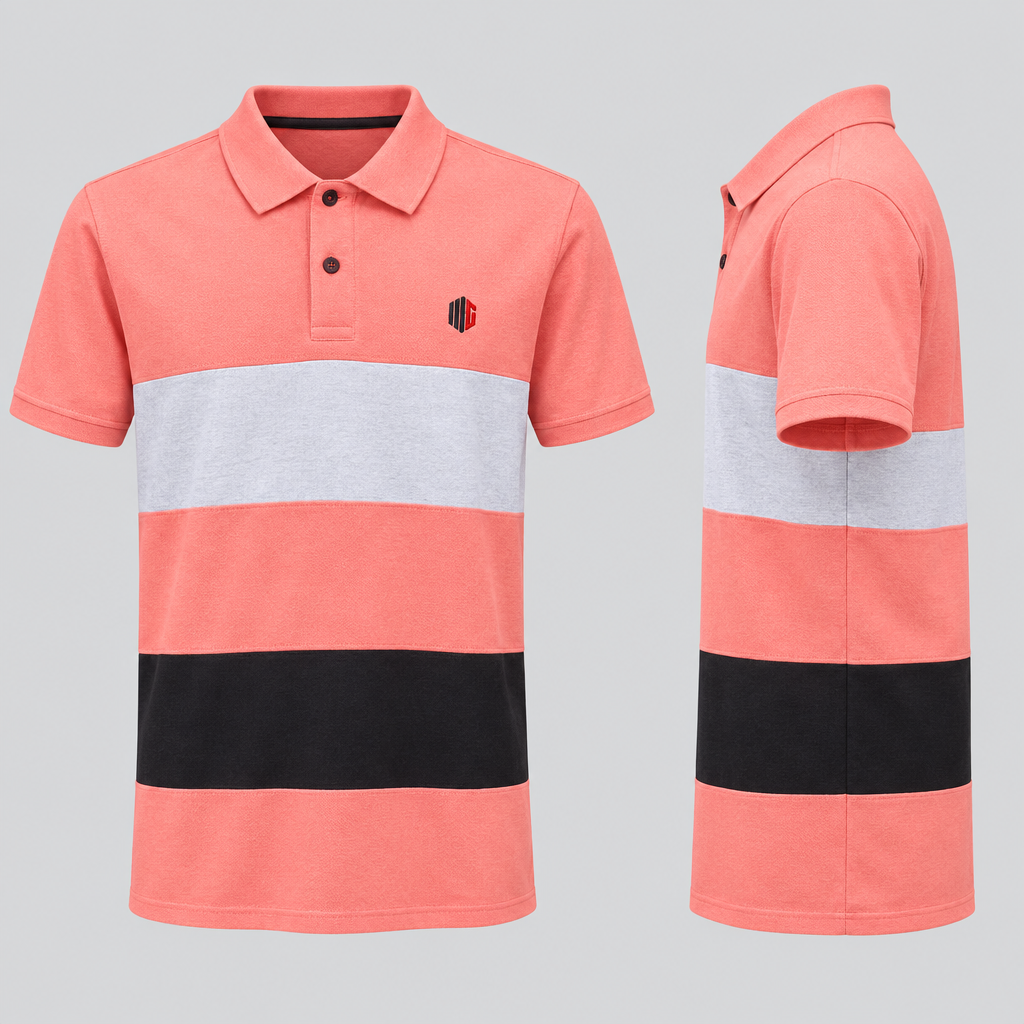 Coral polo mannequin