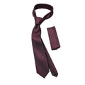 Brown pocket square tie