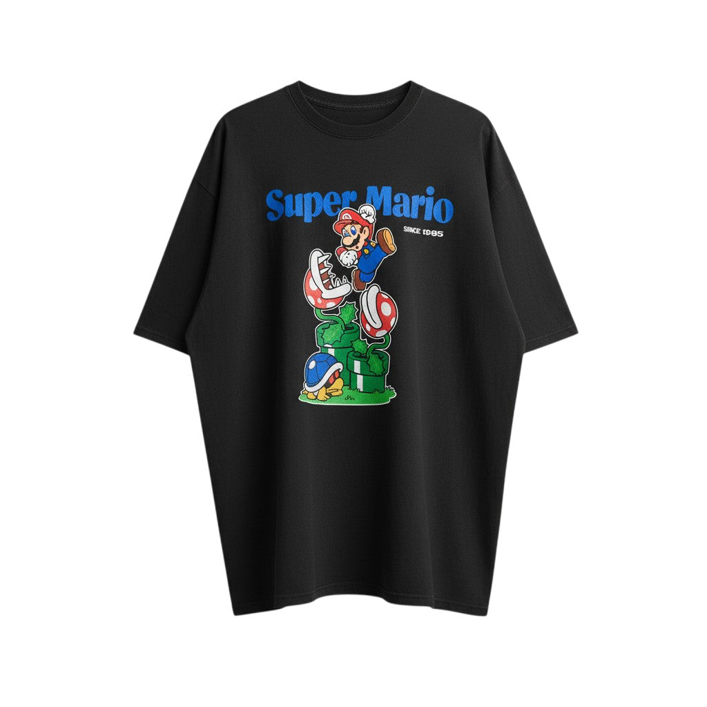 Super Mario Since 1985 Graphic Tee – Black