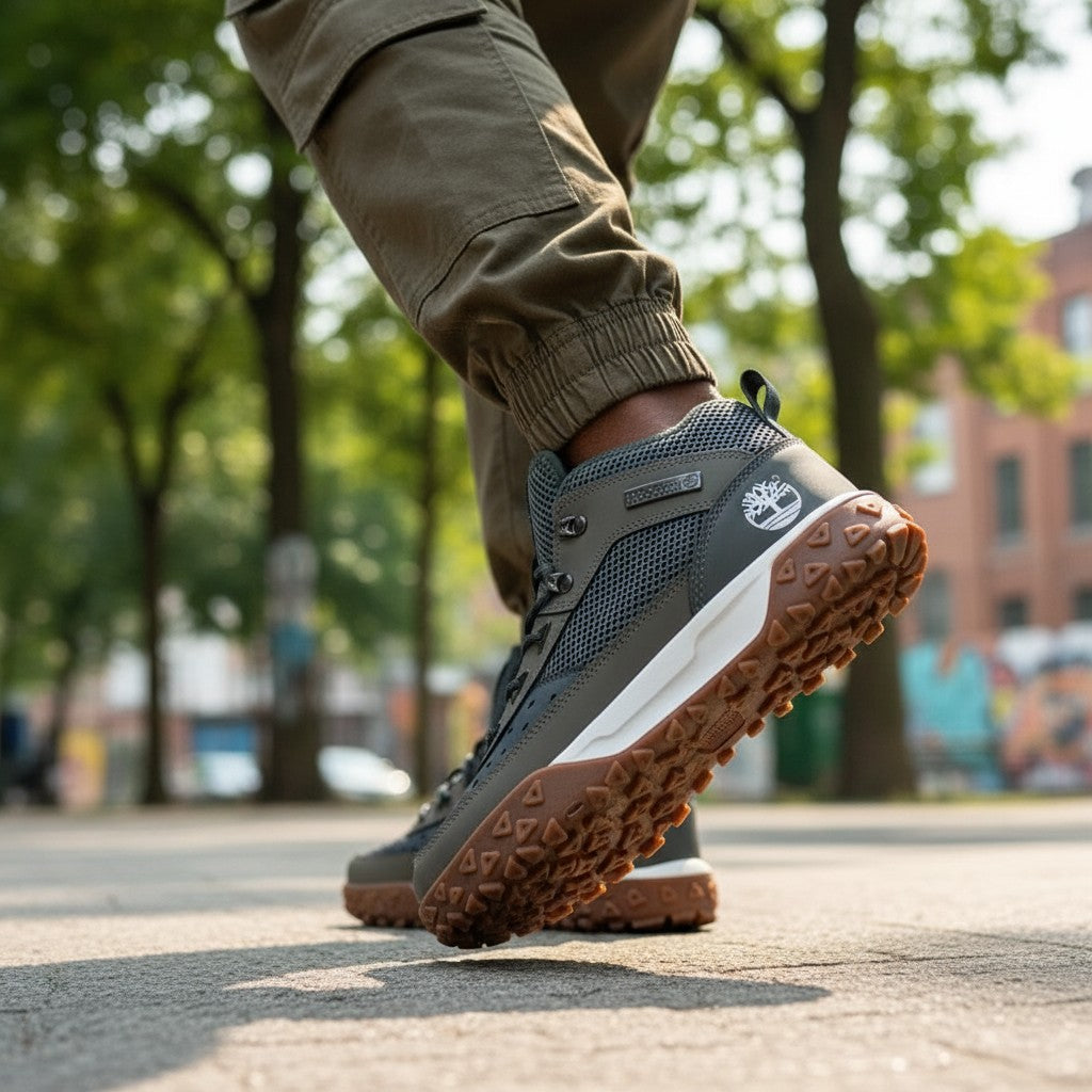 Mid-Top Mesh Hiking Sneaker