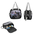 Black Pink 3D Holographic Dragon Kids Lunch Bag
