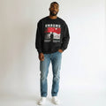 Men's Black Dark Sky Graphic Crew Neck Sweatshirt