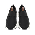Loro Piana-Style Men's Black Neoprene Slip-On Sneaker