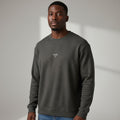 Ribbed Texture Crew Neck Sweatshirt