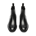 Premium Black Leather Chelsea Boot