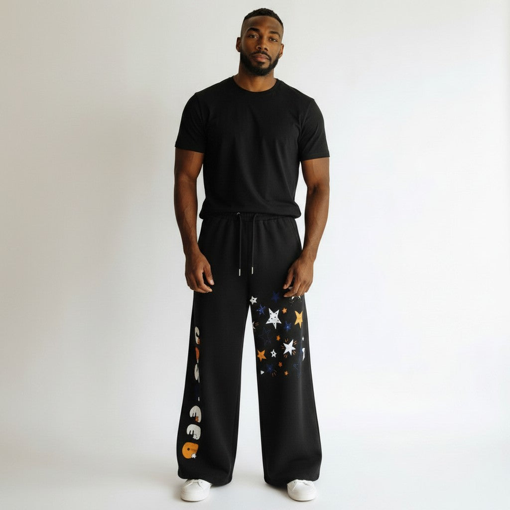Men's Relaxed-Fit Drawstring Joggers