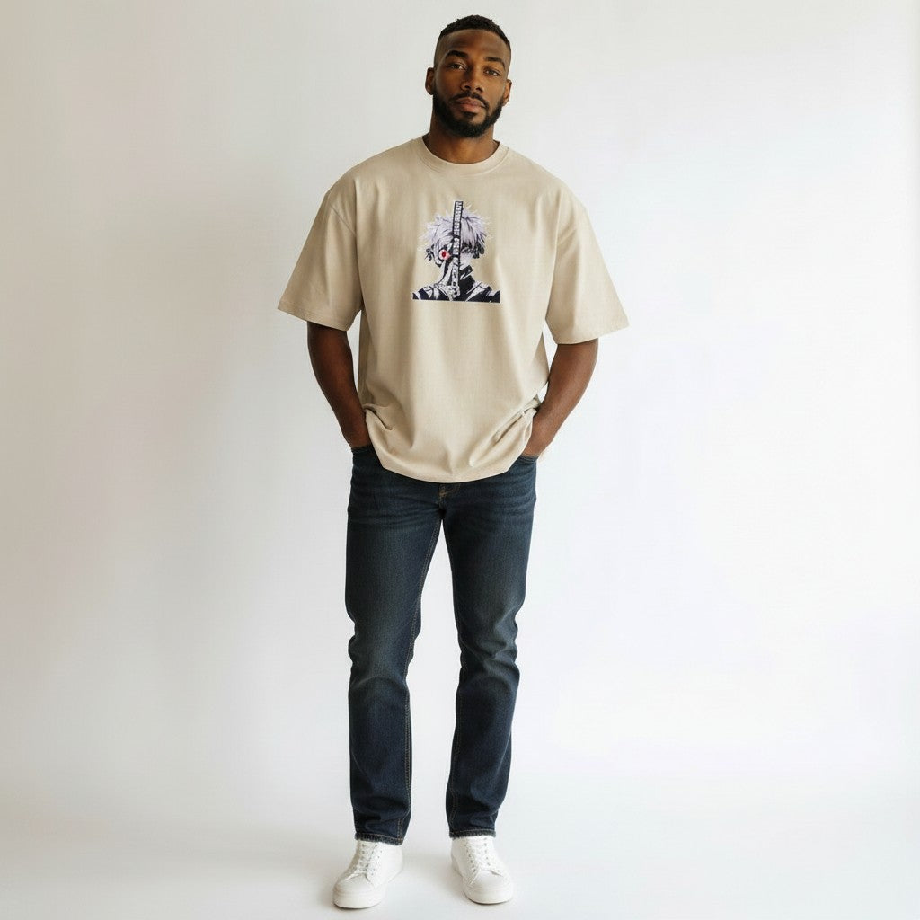 Looking for Magic Anime Graphic Tee – Stone