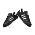 Black Shell Toe Superstar Low-Top Sneakers