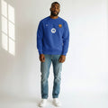 Men's Blue Football Club Crew Neck Sweatshirt