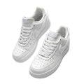 Triple White Air Low-Top Leather Sneakers
