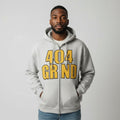 404 Grind Zip-Up Hoodie – Grey