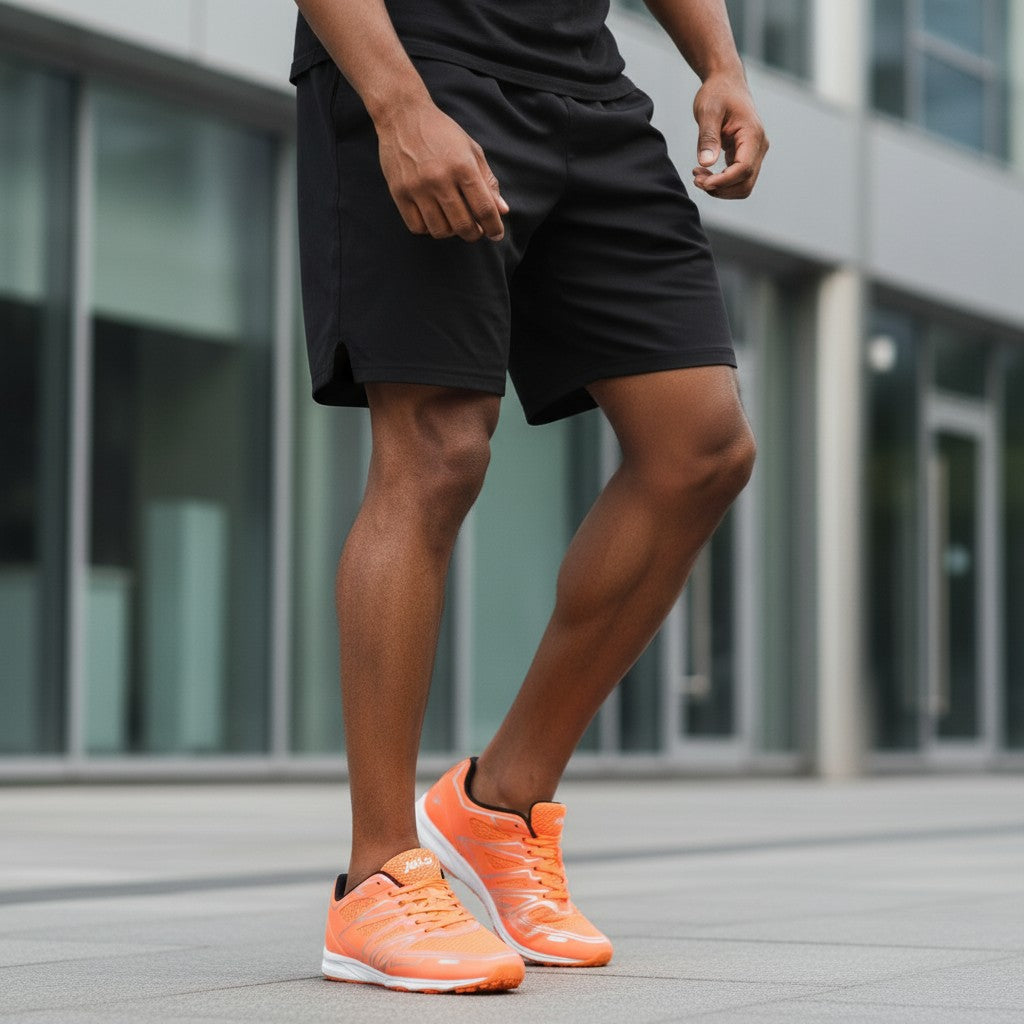 Orange Professional Track & Field Sprint Spikes