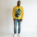 Men's Yellow Mountain Graphic Long-Sleeve Shirt