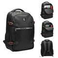 Black Tactical Clip Buckle Unisex School Backpack