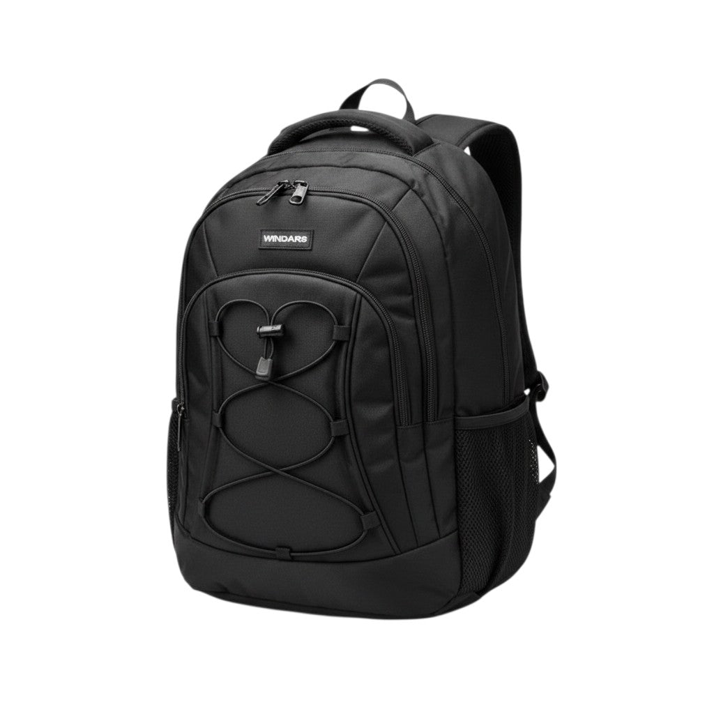 Black Multi-Pocket Utility Backpack