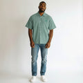 California Palm Cuban Collar Shirt – Sage Green