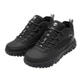 Men's All-Black Mid-Top Hiking Sneaker Boots