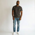 Men's Camo Script Oversized Round-Neck Tee