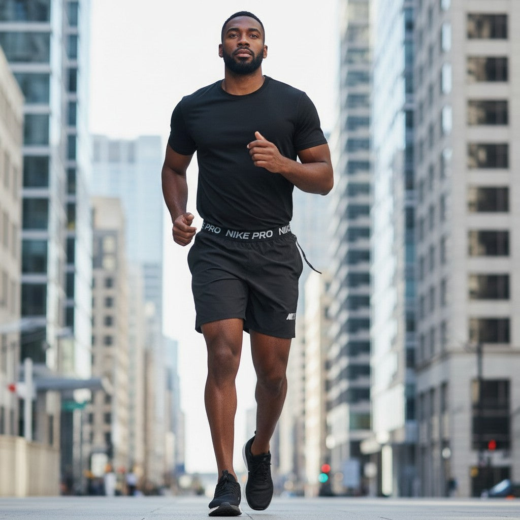 Black Pro Breathe Dri-FIT Training Shorts