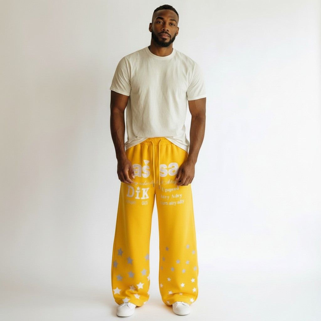 Men's Relaxed-Fit Drawstring Joggers