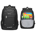 Black Classic Multi-Pocket Laptop Unisex School Backpack