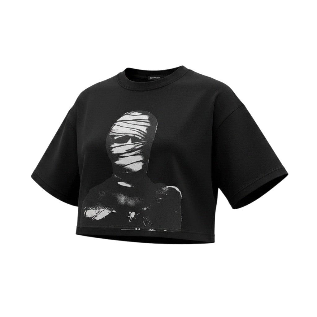 Men's Black Pronto Studios Graphic Oversized T-Shirt