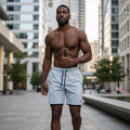 Light Grey Camo Swift Dry Training Shorts