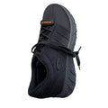 Black Mesh Segmented-Sole Lace-Up Sneakers