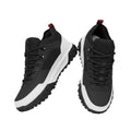 Black Style Mid-Top Wheat Nubuck Sneaker Boot